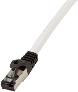 LogiLink prime Patchkabel, Kat. 8,1, S / FTP, 0,5 m, grau