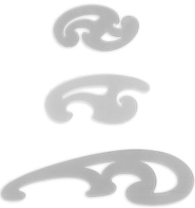 Wonday Pistolet à dessin, 3 pièces, transparent gris fumé