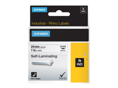 Dymo : RPRO VNYL 24MMX5.5M WHI B1