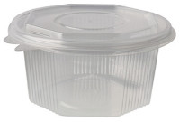 PAPSTAR Verpackungsbecher eckig, mit Klappdeckel, 500 ml PAPSTAR Verpackungsbecher eckig, mit Klappdeckel, 500 ml