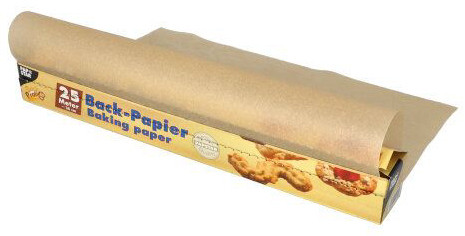 papier de cuisson PAPSTAR, largeur: 380 mm, longueur: 25 m, brun