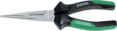 HEYCO Pince à becs plats, droite, longueur: 160mm, vert/noir