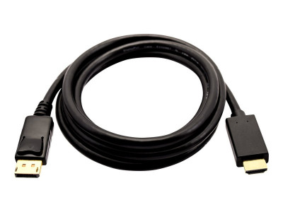 V7 : CABLE HDMI VERS DISPLAYPORT MALE NOIR 3M