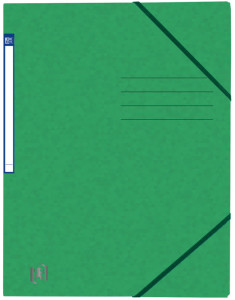 Oxford Chemise à élastique Top File+, A4, vert