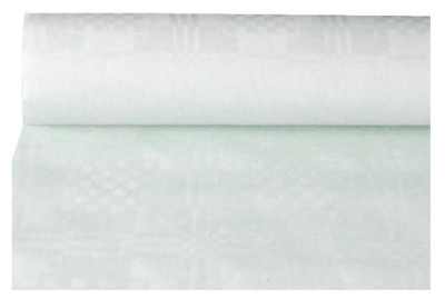 PAPSTAR nappe damassée, (B) 1,2 x (L) 8 m, bleu clair