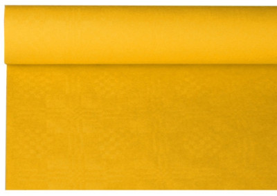 PAPSTAR nappe damassée, (B) 1,2 x (L) 8 m, jaune