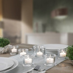 lumières de thé PAPSTAR, diamètre: 38 mm, blanc lumières de thé PAPSTAR, diamètre: 38 mm, blanc