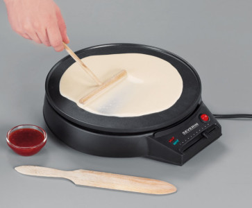 SEVERIN Crêpière CM 2198, 1.000 Watt, noir