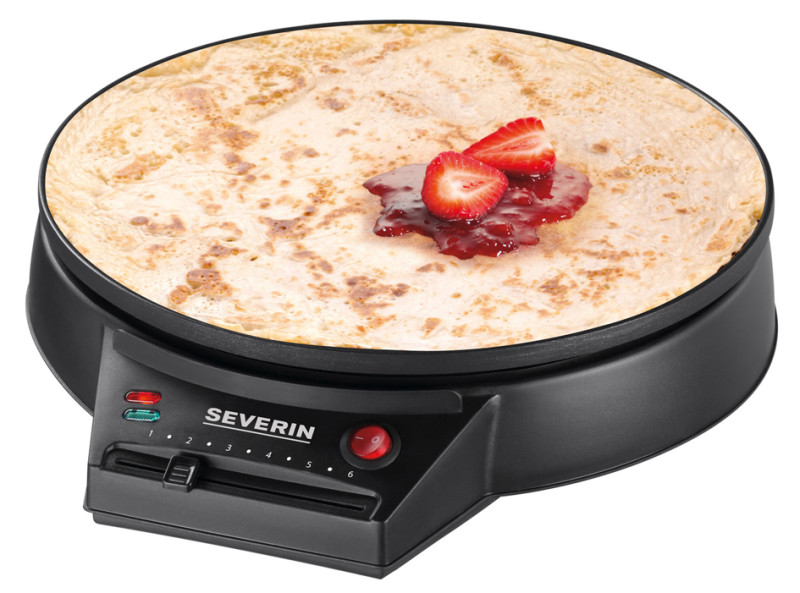 SEVERIN Crêpière CM 2198, 1.000 Watt, noir