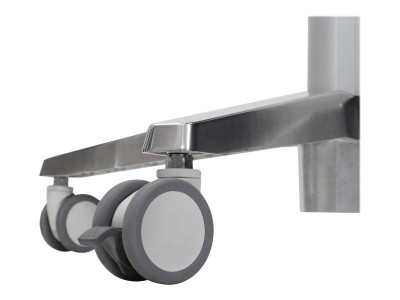 Ergotron : ADJUSTABLE STANDING DESK CLEAR ANODIZED