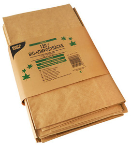 sacs à compost PAPSTAR, Brown, de 120 litres, 3