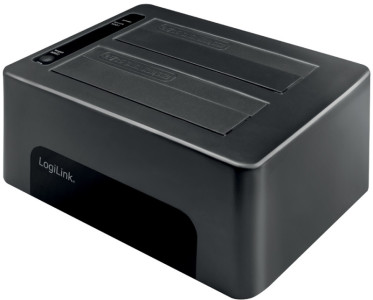 LogiLink Docking Station USB 3.0 pour disque dur 2x2,5