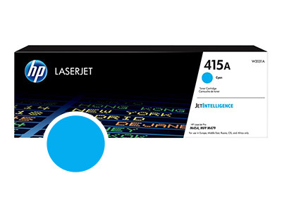 HP 415A Cartouche de toner Cyan 2100 pages pour Laserjet