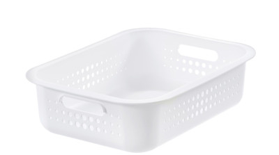 SmartStore Boîte de rangement BASKET RECYCLED 1, 1 L, blanc