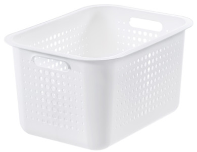 SmartStore Boîte de rangement BASKET RECYCLED 1, 1 L, blanc