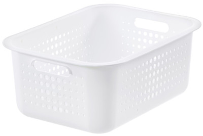 SmartStore Boîte de rangement BASKET RECYCLED 10, 6 L, blanc