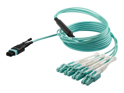 Startech : 2M MPO/ MTP TO LC BREAKOUT CABL OM3 40GB - PUSH/PULL TAB