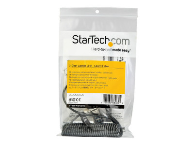 Startech : VERROU ORDINATEUR PORTABLE avec CODE A 3 CHIFFRES - ANTIVOL