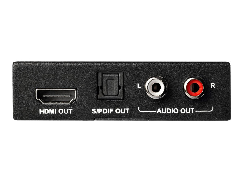Prolongateur HDMI avec extracteur audio, câble Ethernet, simple