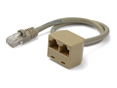 Startech : 2-TO-1 RJ45 SPLITTER cable ADAPTER - F/M