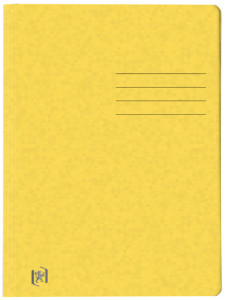 Oxford Chemise à lamelles Top File+, A4, jaune