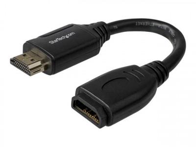 Startech : 6IN HDMI 2.0 PORT SAVER cable - GRIPPING CONNECTOR - 4K 60HZ