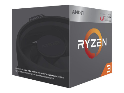 AMD : RYZEN 3 3200G 4.0GHZ 4 CORE SKT AM4 6Mo 65W PIB RX VEGA 11 (ryzen)