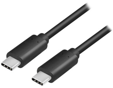 LogiLink Câble USB 3.1, USB-C - USB-C mâle, 1,0 m, noir