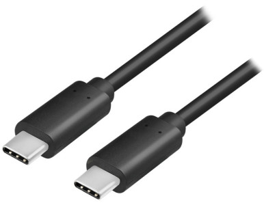 LogiLink Câble USB 3.1, USB-C - USB-C mâle, 1,0 m, blanc