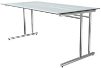 Kerkmann bureau ARTLINE, (B) 1,200 mm, avec plaque de verre Kerkmann bureau ARTLINE, (B) 1,200 mm, avec plaque de verre