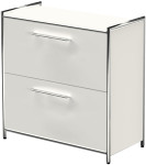 Kerkmann buffet ARTLINE, 2 hauteurs de fichiers, 2 tiroirs, blanc
