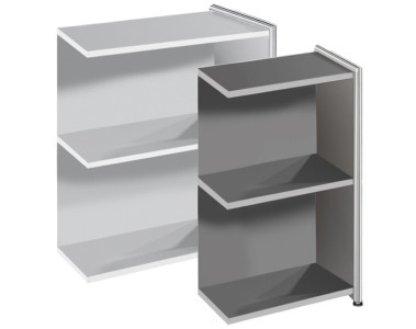 kerkmann Etagère ARTLINE, 2 étagères, (L)800 mm, blanc