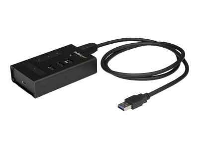 Startech : 4PORT USB HUB USBA TO C + A USB 3.0 HUB METAL