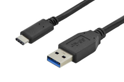 DIGITUS câble USB 3.0, USB-C - USB A, 1.0m