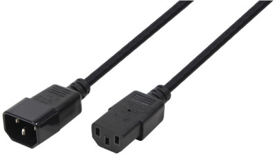 LogiLink Rallonge de câble d'alimentation C13 - C14, 3,0 m
