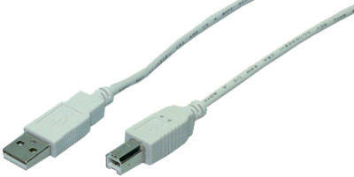 LogiLink Câble USB 2.0, USB-A - USB-B, 5,0 m, noir