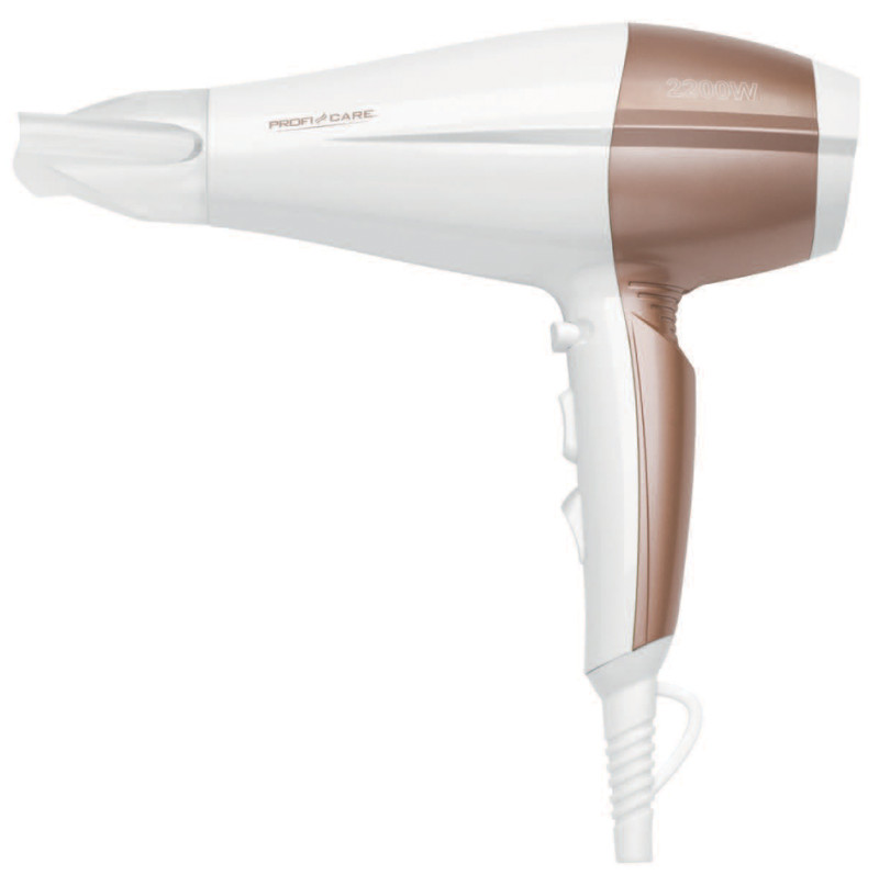 PROFI CARE Sèche-cheveux PC-HT 3010, blanc/champagne