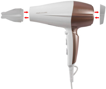 PROFI CARE Sèche-cheveux PC-HT 3010, marron/bronze