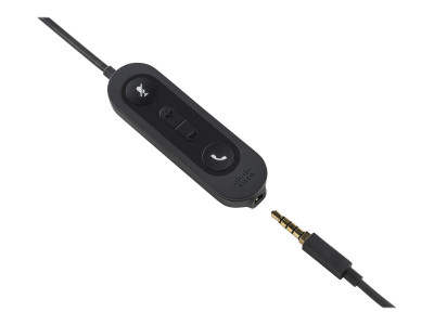 Cisco : HEADSET 521 WIRED SINGLE 3.5MM USB HEADSET ADAPTER