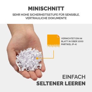 Fellowes Destructeur de documents Powershred 6M, noir