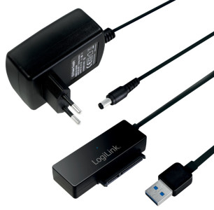 LogiLink Câble adaptateur USB 3.0 - SATA, noir