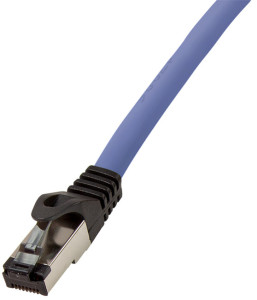 LogiLink Câble patch premium, Cat. 8.1, S/FTP, 5,0 mm, noir