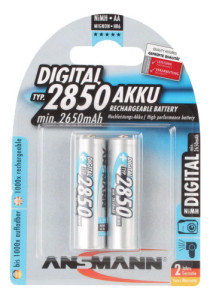 ANSMANN Batterie Digital NiMH Mignon AA 2400mAh blister de 2