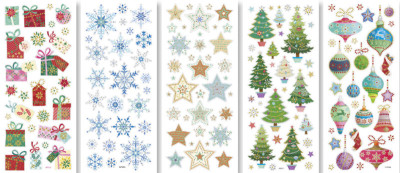 folia Sticker de Noël brillant 