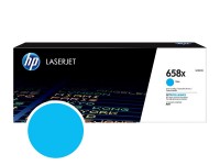 HP 658X Cartouche de toner Cyan 28000 pages pour Laserjet