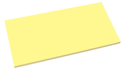sigel Carte de présentation Static Notes, statique, jaune