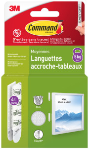 Commande 3M bandes de montage d'image, Taille: M, noir