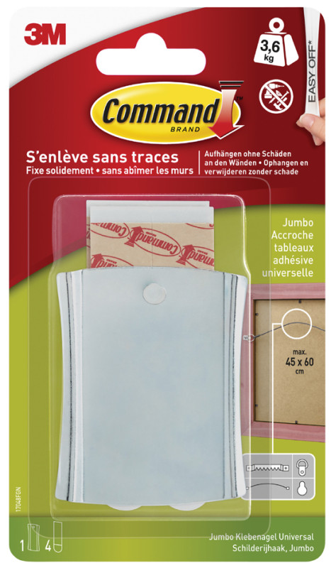 ongles commande 3M Universal Pictures, taille: XL, argent