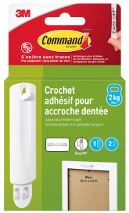 images Commande 3M Sawtooth ongles, plastique, blanc
