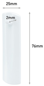 images Commande 3M Sawtooth ongles, plastique, blanc